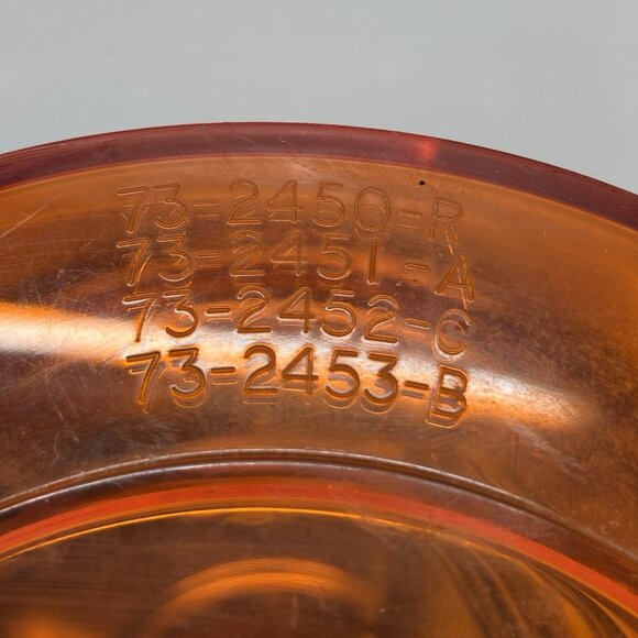 Dominion Automotive 74-5146X Teardrop Light Beacon KD Lamp Amber Emergency MiC - Picture 8 of 16